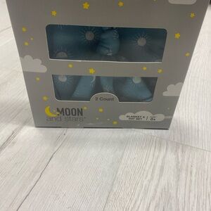 Blue Baby Blanket & Hat Set